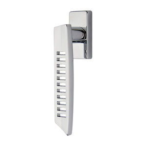 window handle / brass / chrome-plated brass / contemporary