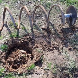 galvanised steel ground anchor