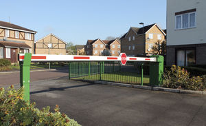 parking barrier / access control / boom / aluminum