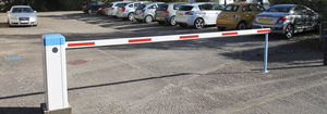 parking barrier / access control / boom / aluminum