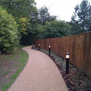 public space bollard light / contemporary / aluminum / polycarbonate