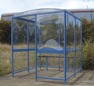 aluminum bus shelter