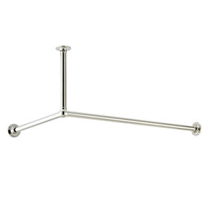 metal shower curtain bar
