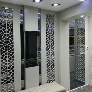 wooden room divider
