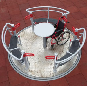 playground play structure / stainless steel / modular / for handicapped