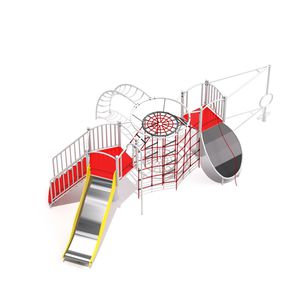playground play structure / HDPE / stainless steel / galvanized steel