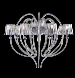 traditional wall light / glass / LED