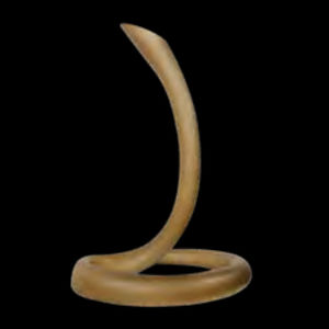 table lamp / contemporary / metal / brown