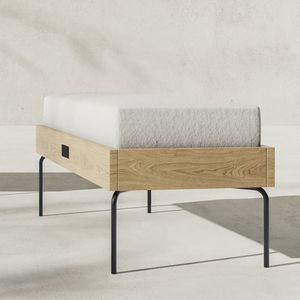 minimalist design upholstered bench