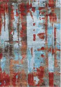 contemporary rug / patterned / natural fiber / rectangular
