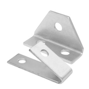 steel fastening system / galvanized steel / for exterior fittings / for interior