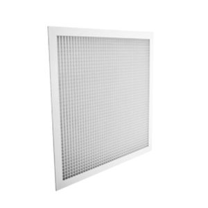 ceiling air diffuser / suspended / square