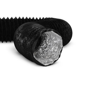 flexible air duct / PVC / aluminium / antimicrobial