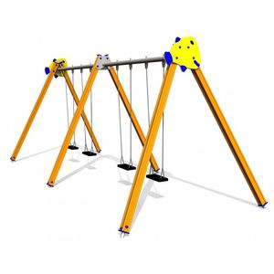 aluminum swing / double / multi-person / playground