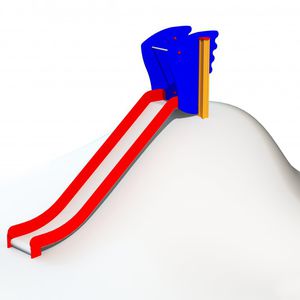 upright slide / for playgrounds