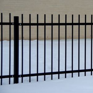 fence with bars