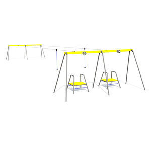cable slide for playground