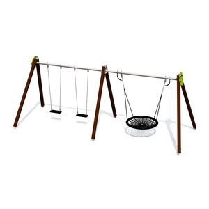 wooden swing