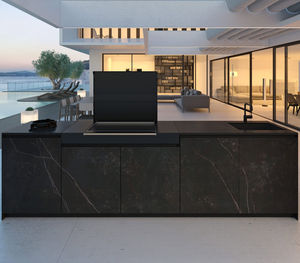 outdoor kitchen island