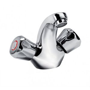 double-handle washbasin mixer tap