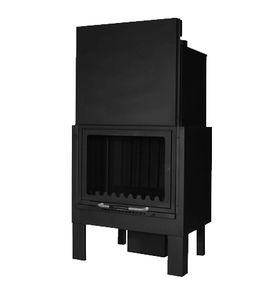 closed wood hearth