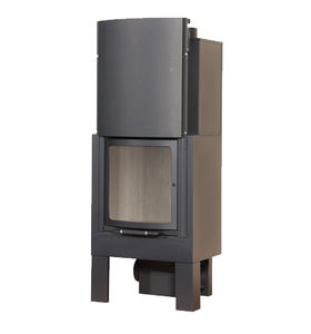 open wood hearth