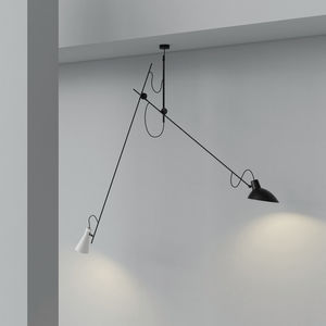 pendant lamp / contemporary / aluminum / steel