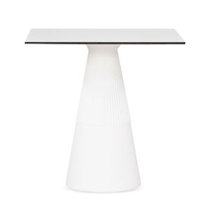 contemporary table / polyethylene / polyethylene base / square