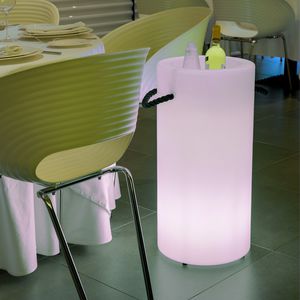 polyethylene bottle rack / free-standing / contemporary / commercial