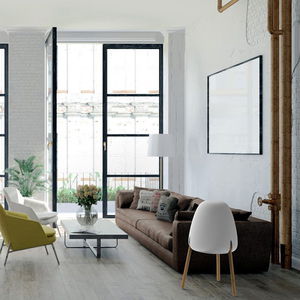 floor-standing lamp / contemporary / wooden / polyethylene