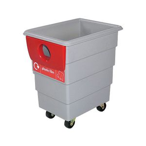polyethylene trash can