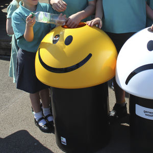 polyethylene trash can