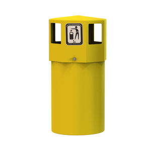 polyethylene trash can