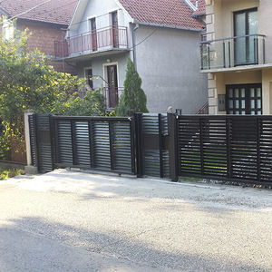 fence with panels