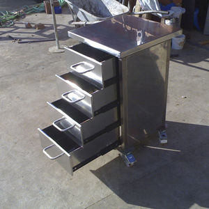commercial trolley / refrigerated / stainless steel / carbon steel