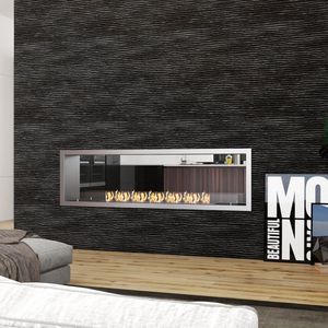 bioethanol fireplace / contemporary / open hearth / 2-sided