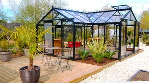 glass garden pavilion