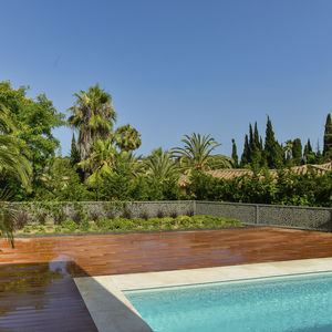 wooden deck boards