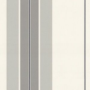 contemporary wallpaper / striped / fabric look / white