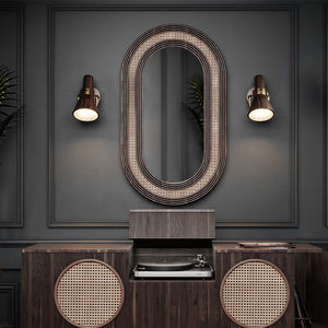 wall-mounted mirror