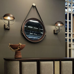 wall-mounted mirror