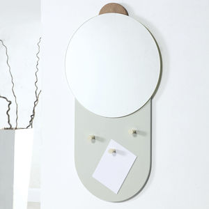 wall-mounted mirror