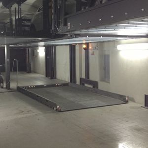 sliding parking platform