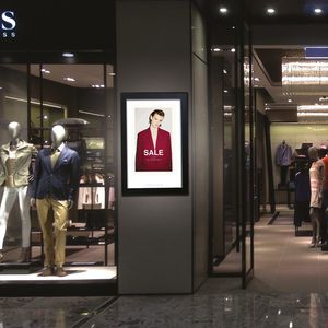 wall-mounted display panel