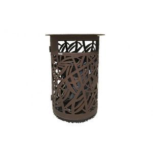 COR-TEN® steel trash can