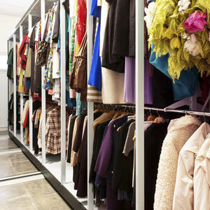 industrial design walk-in wardrobe