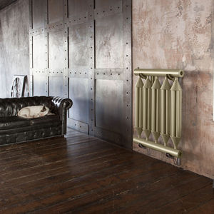 hot water radiator / aluminum / original design / tubular