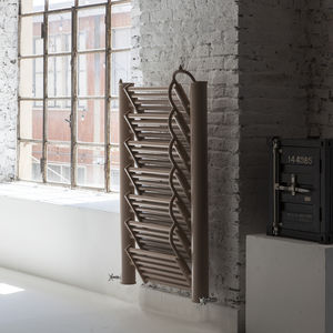 hot water radiator / aluminum / original design / wall-mounted
