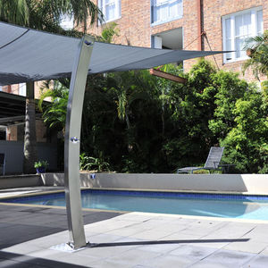 multi-function outdoor shower