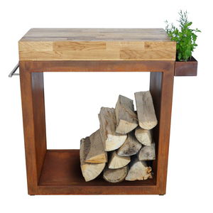 wooden countertop